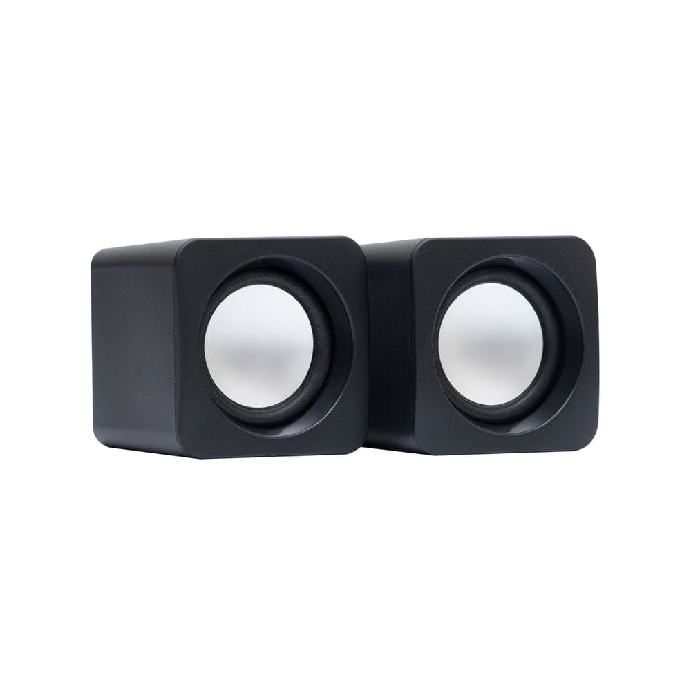 Compact US05 Mini USB Speaker for laptops and computers, sleek design